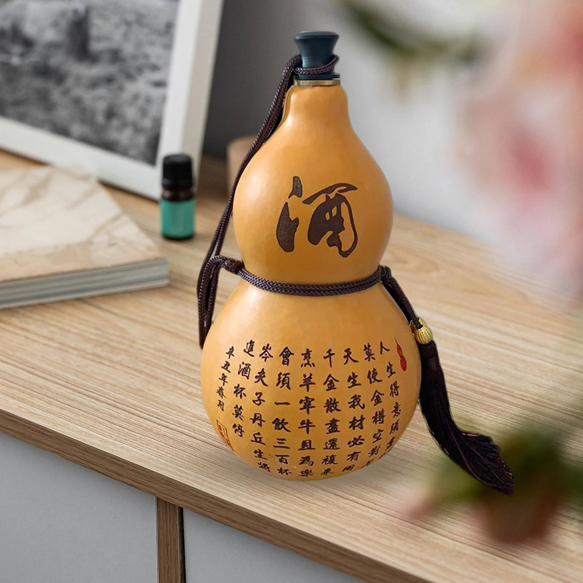 Portable Gourd Water Bottle Calabash Kettle Teapot M18663