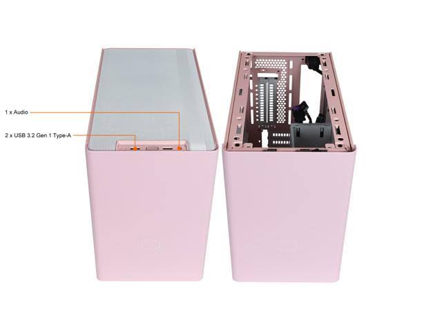 Mini-ITX Flamingo Pink Computer Case Y74959