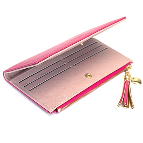 Long Slim Zip Card Holder Wallet Z776