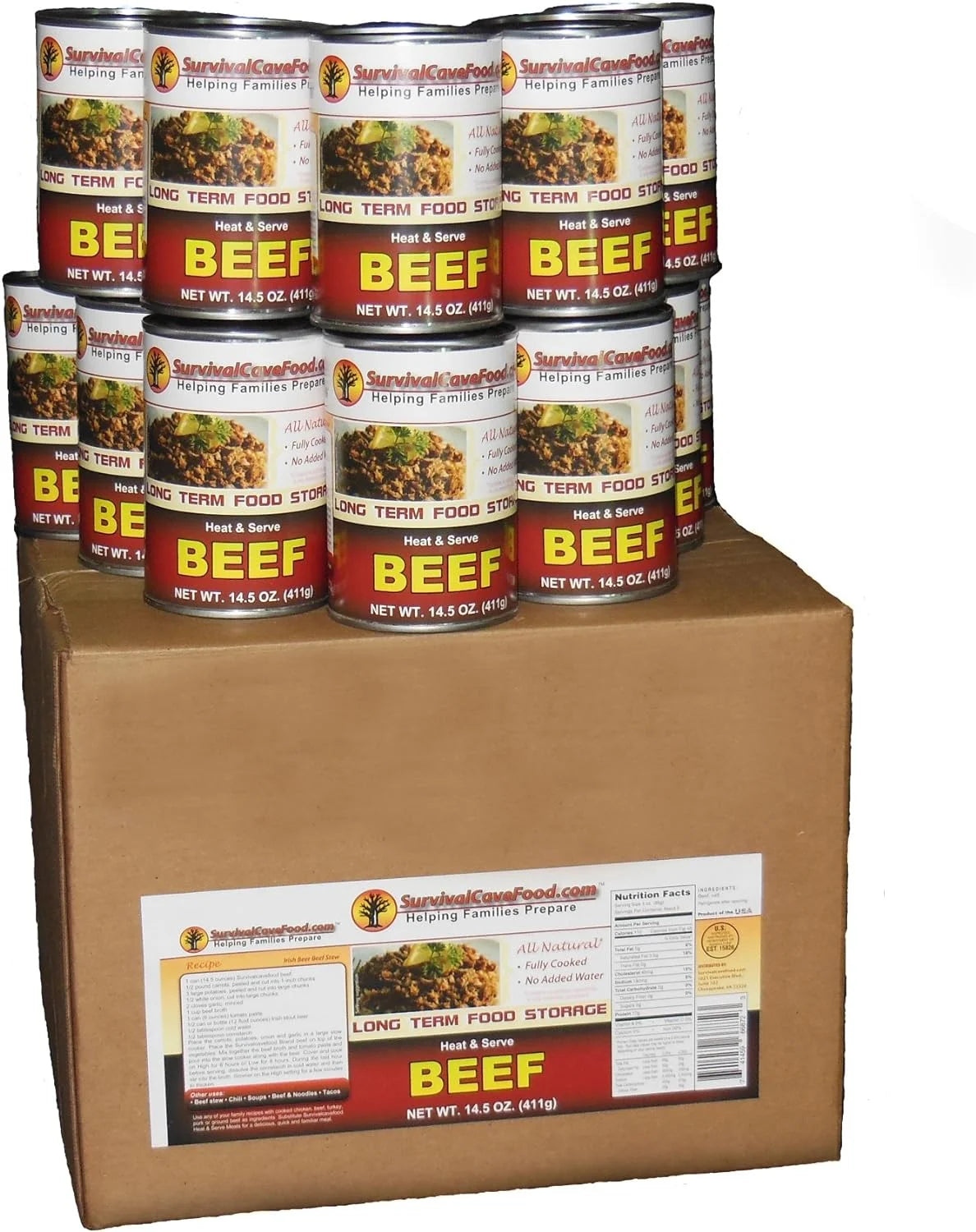 12 - 14.5oz Canned Beef V74107