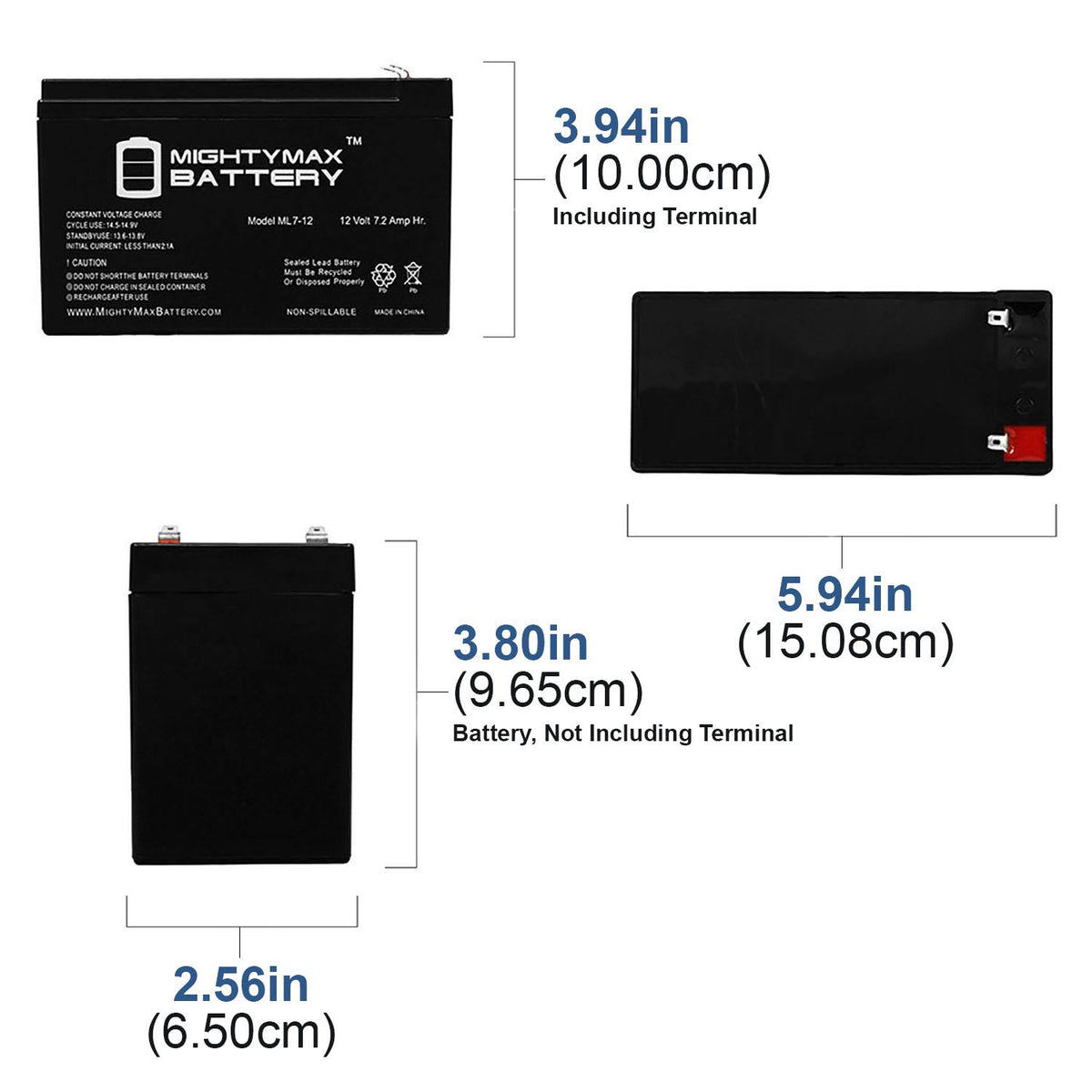12V 7Ah SLA Battery 10 Pack W858871
