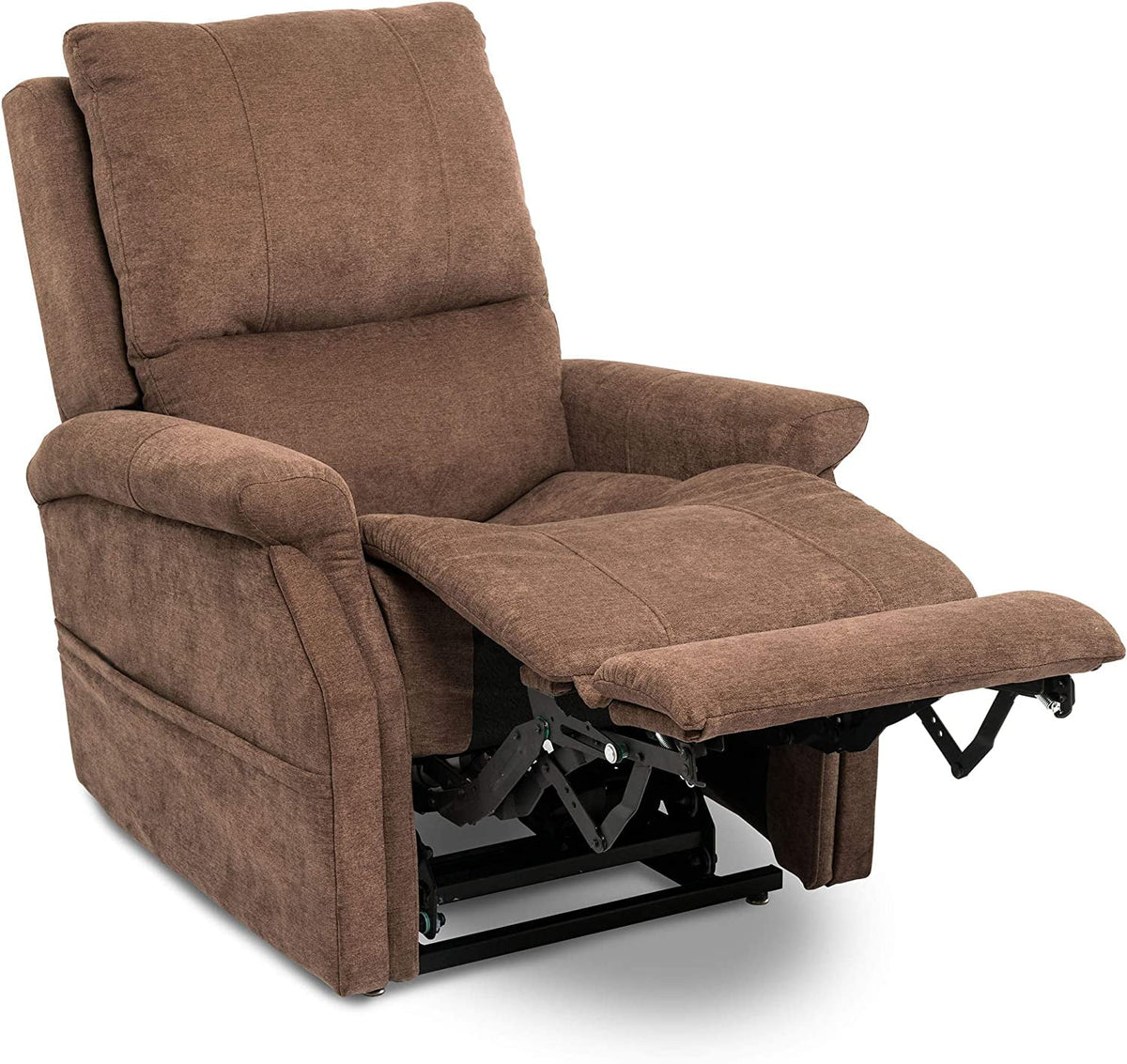 Brown Fabric Recliner V988