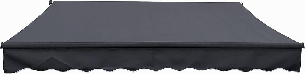 Motorized Retractable Patio Awning 12 x 10 Feet Blue F34524