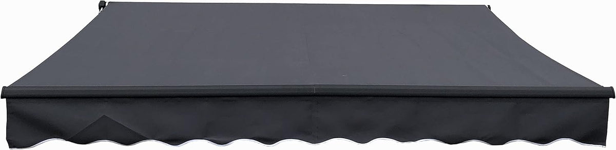 Motorized Retractable Patio Awning 12 x 10 Feet Blue F34524