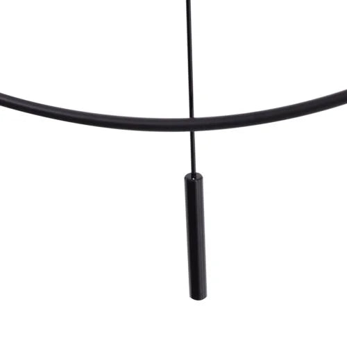 Black Wall Clock Pendulum Silent Quartz Movement B255
