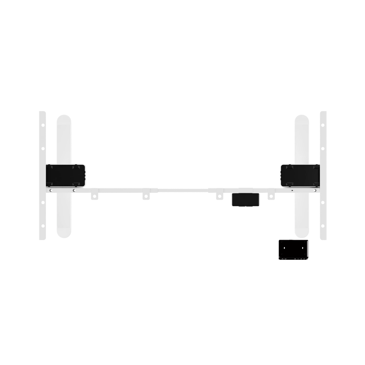 White Electric Stand up Office Desk Frame P485089