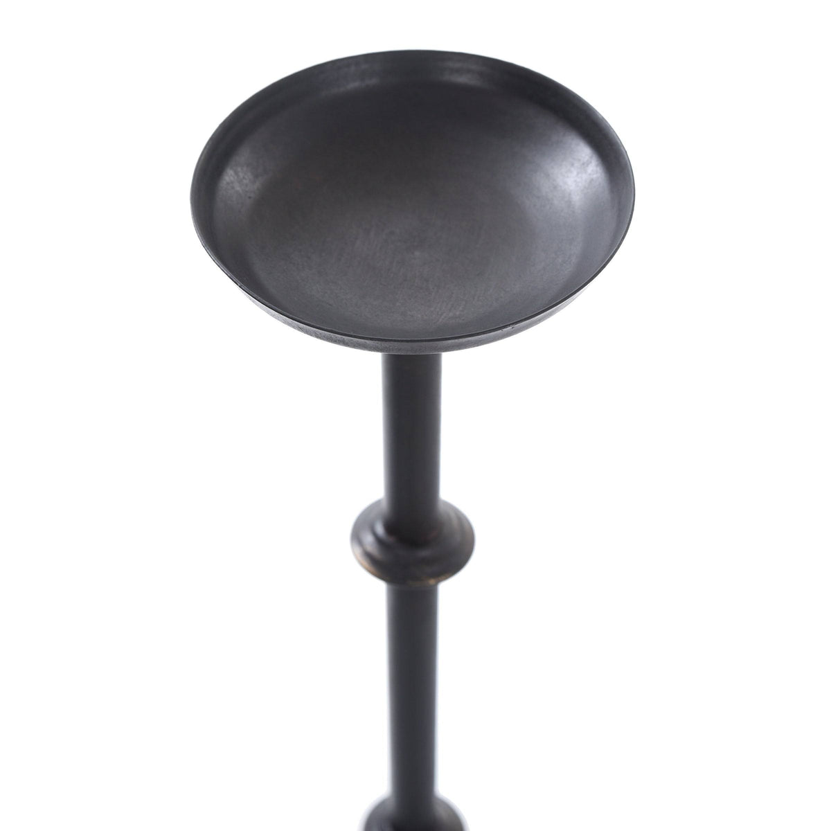 Dark Bronze Brass Metal Candle Holder G98475