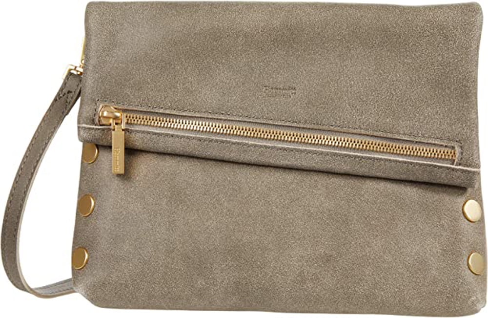 Medium Pewter Leather Bag U243745