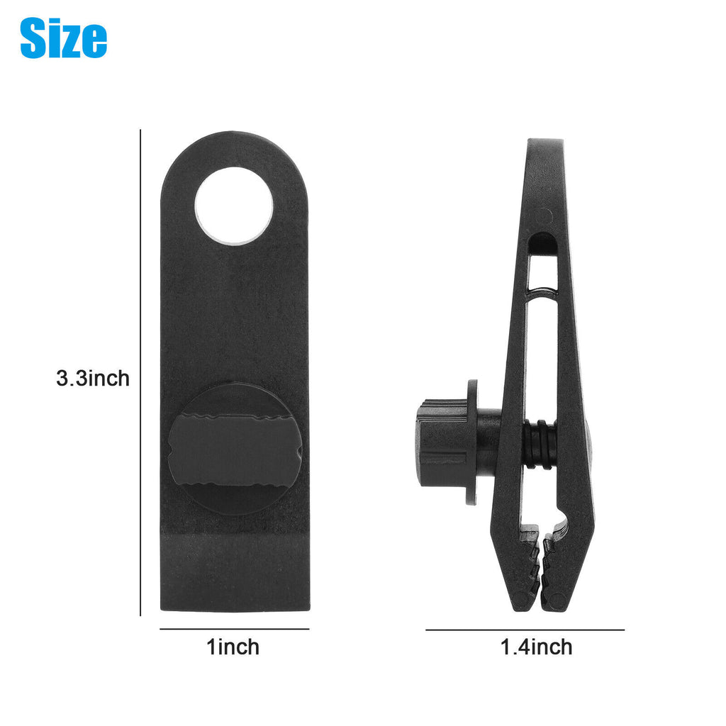 Reusable Heavy Duty Tent Clips for Tarp Awning Clamp Holder Y515