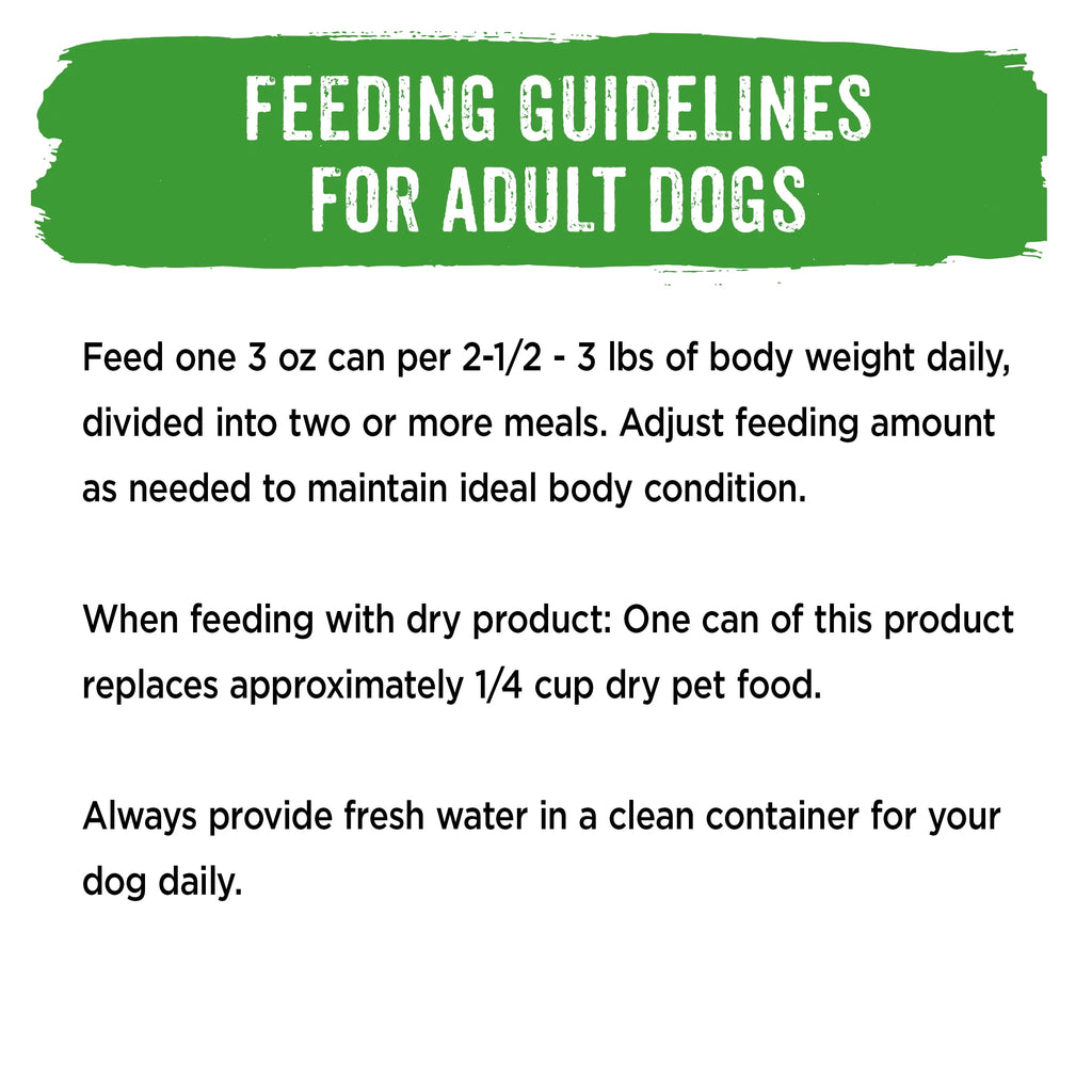 Wet Dog Food Real Lamb 3 oz Cans 24 Pack K541958