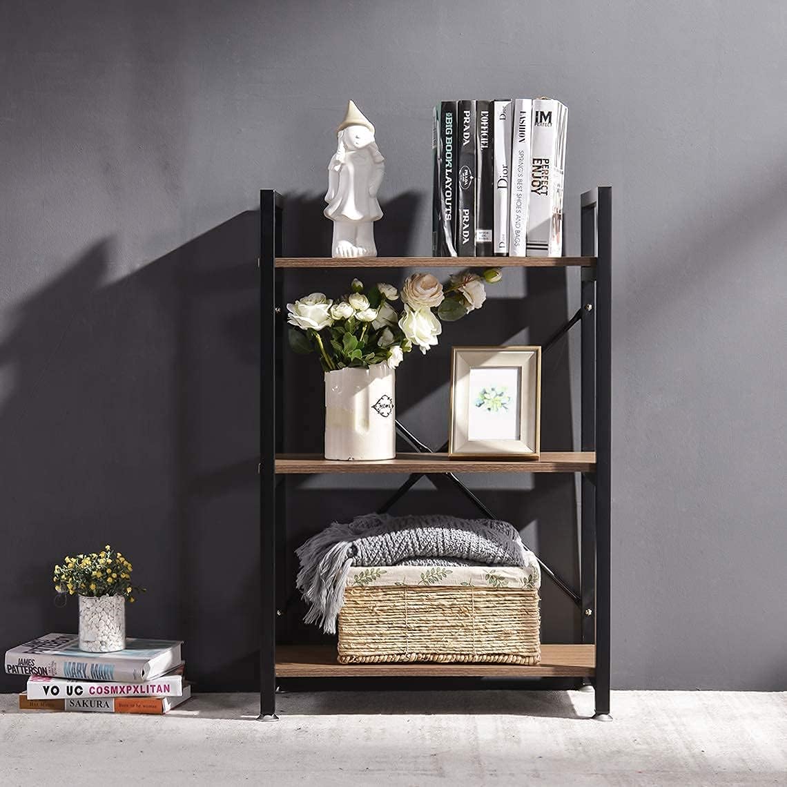 Industrial Style 3 Tier Storage Rack Shelf B42561