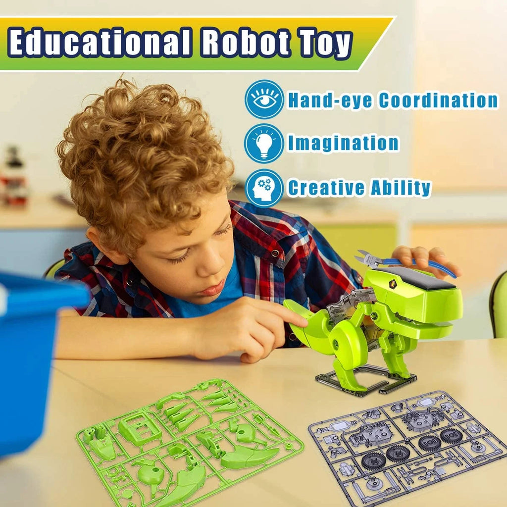 STEM Robot Building Kit 3 in 1 Solar Dinosaur Desk Robot Y315988