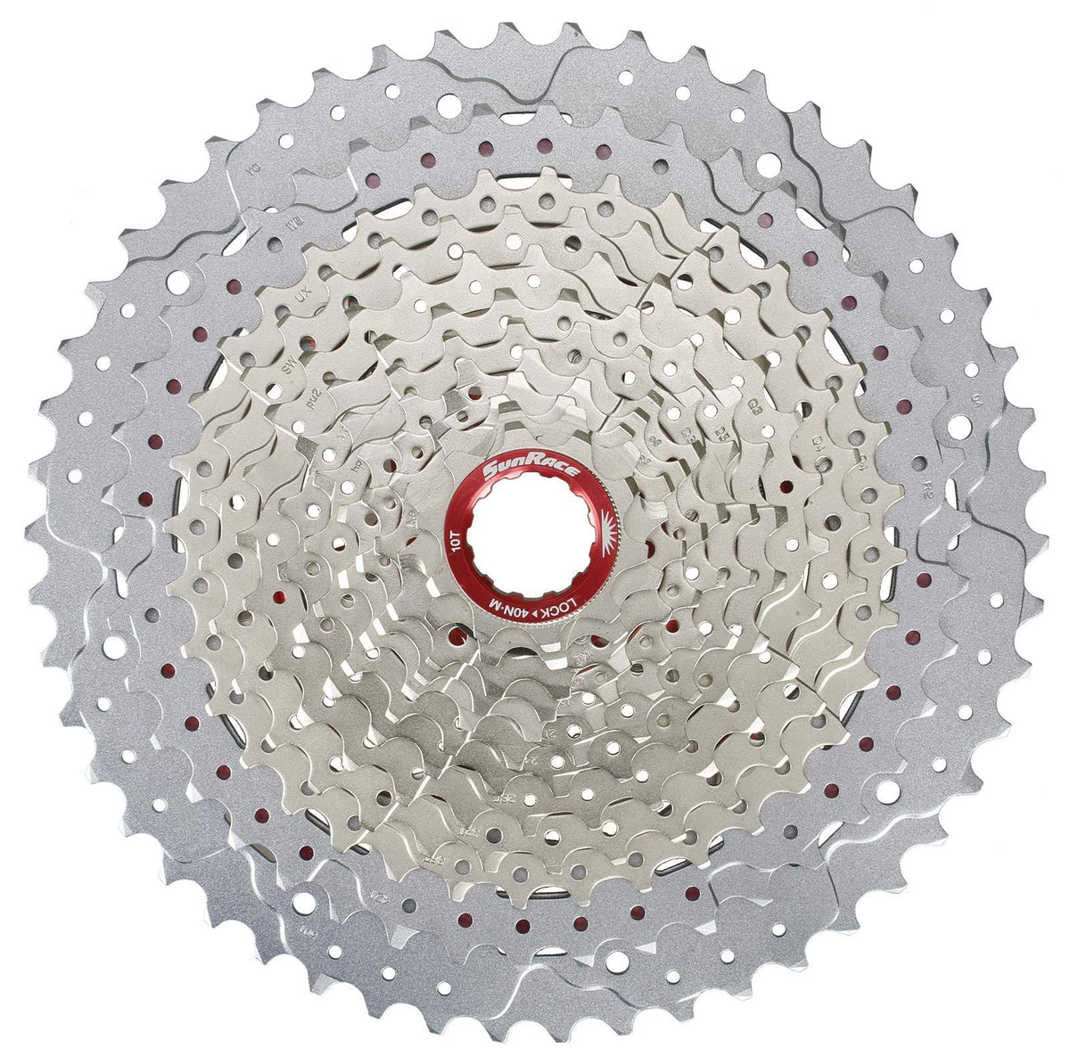 Silver 12 Speed Mountain Bike Cassette 10-50t Z102124