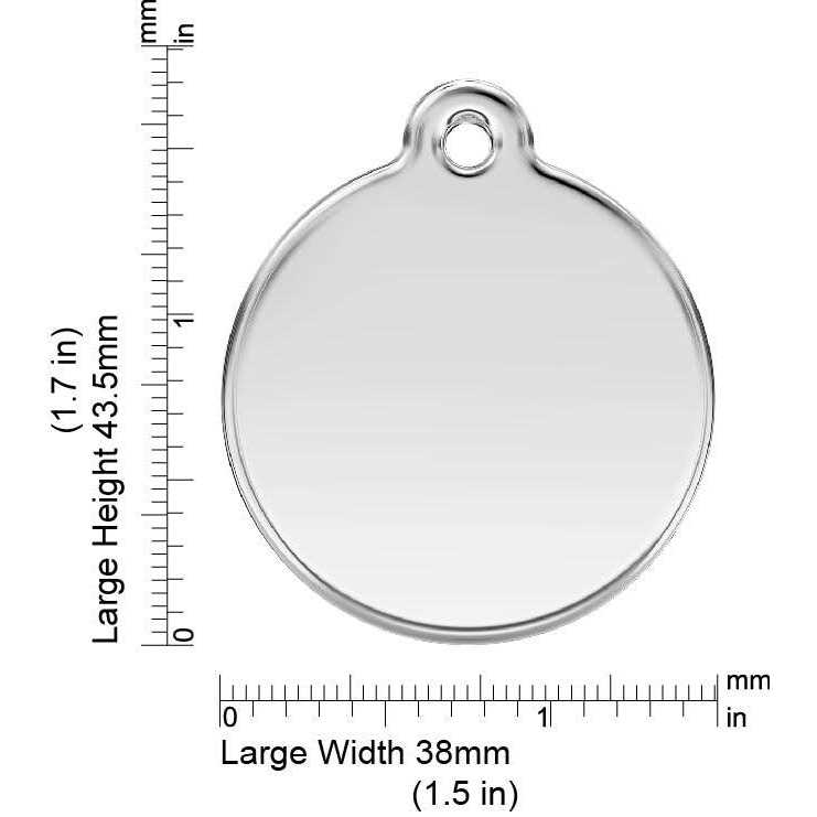 Stainless Steel Dog ID Tag B932