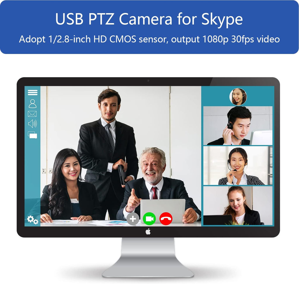 10X Optical Zoom HD 1080P PTZ Camera USB2.0 Webcam M59326