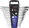 14-Piece Ratcheting Combination Wrench Set, Chrome Vanadium Steel F4841