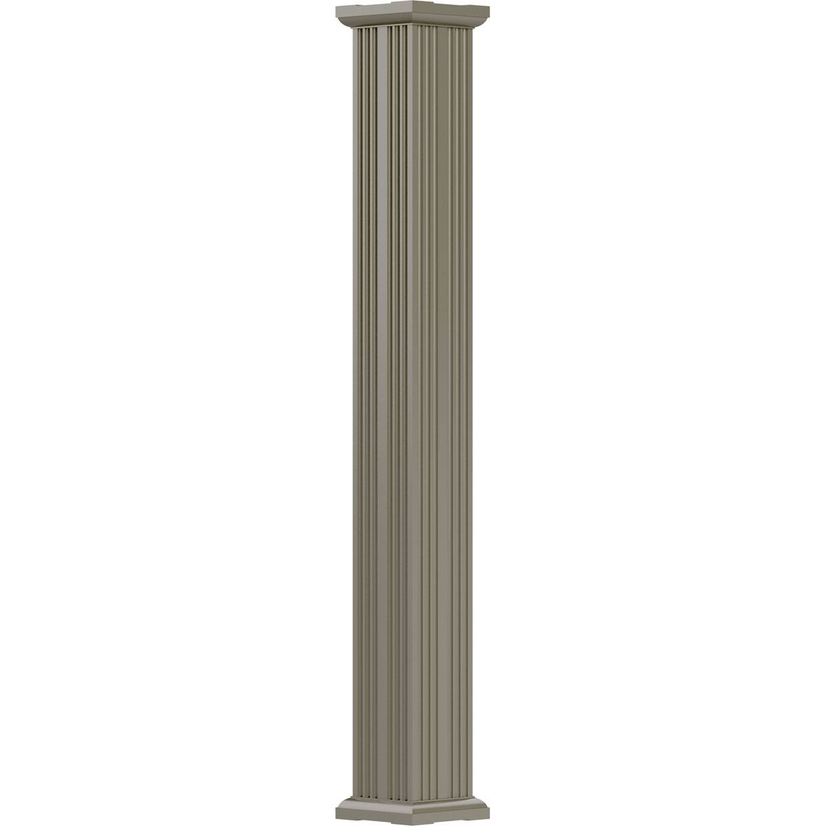 8x22 x 10& Square Shaft Aluminum Column W3774