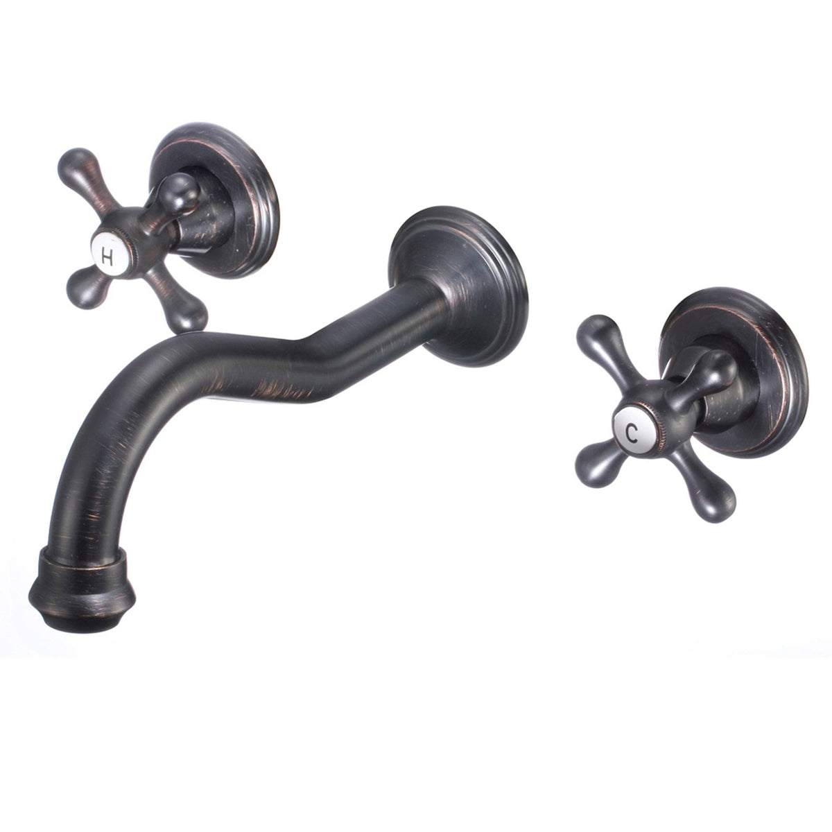 Oil Rubbed Bronze Wall Mount Bathroom Faucet O984