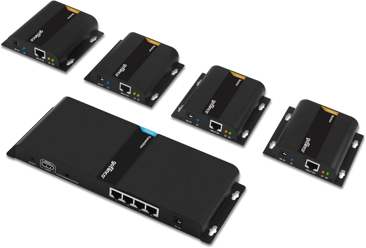 1080p 1x4 HDMI Extender Splitter Balun F193172