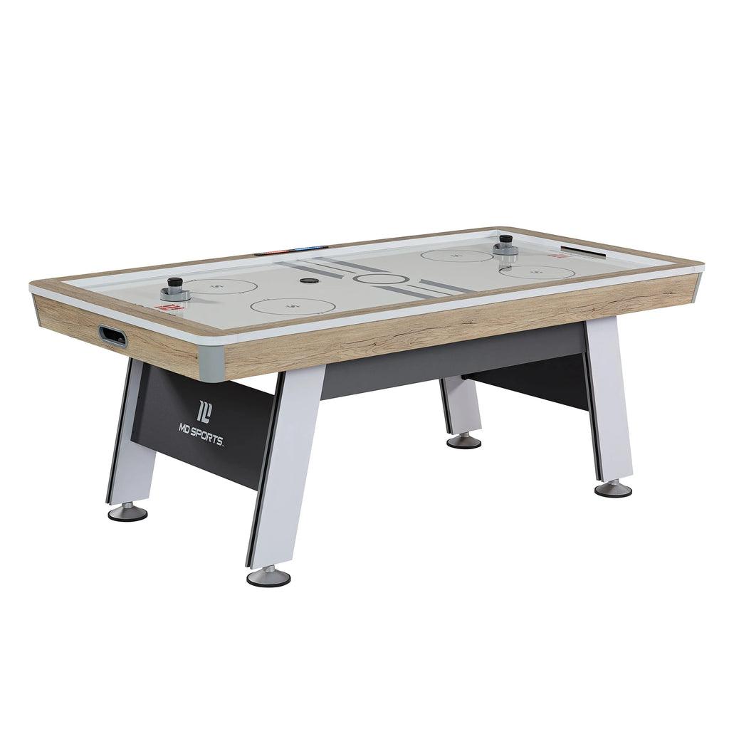 7' Air Powered Hockey Table with Pusher and Puck Set H330783