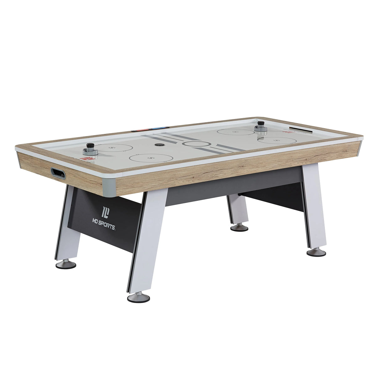 7' Air Powered Hockey Table with Pusher and Puck Set H330783