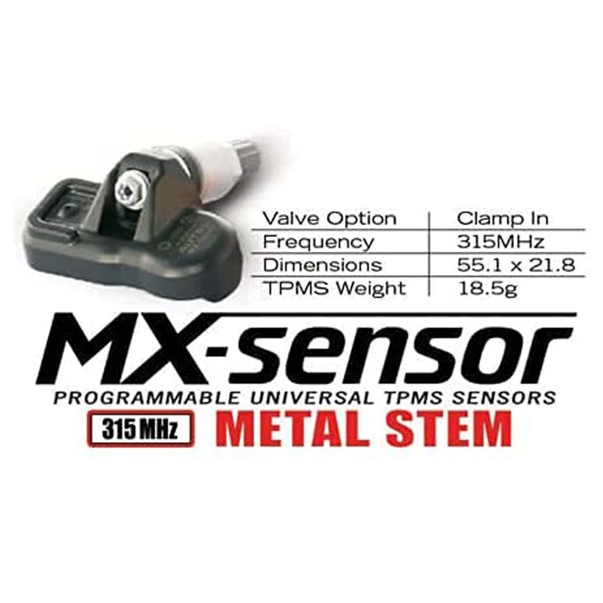 315MHz Tire Sensor with Metal Stem S548554