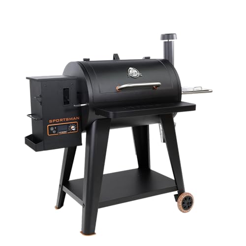 820 Square Inches Black Wood Pellet Grill G7924