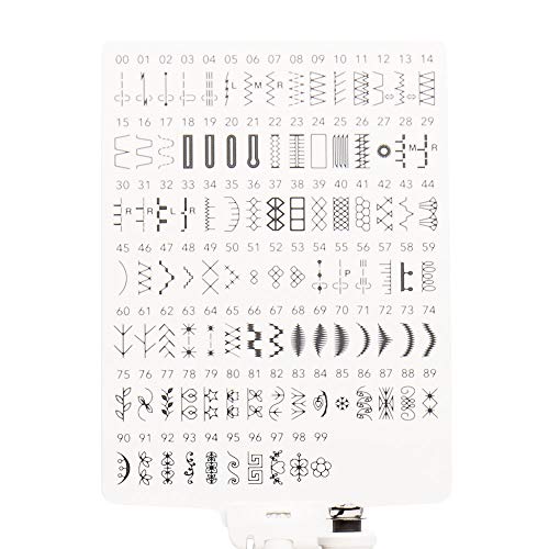 Computerized Sewing Machine with 100 Stitches, 7 Buttonholes, Hard Cover, Extension Table and 22 Accessories L497567