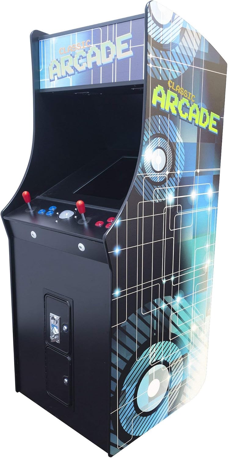 Full Size Stand-Up Arcade Machine, 2 Player, 60 Games, 22 LCD Screen Y254