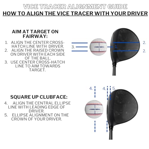 Vice Tracer Golf Balls I754982