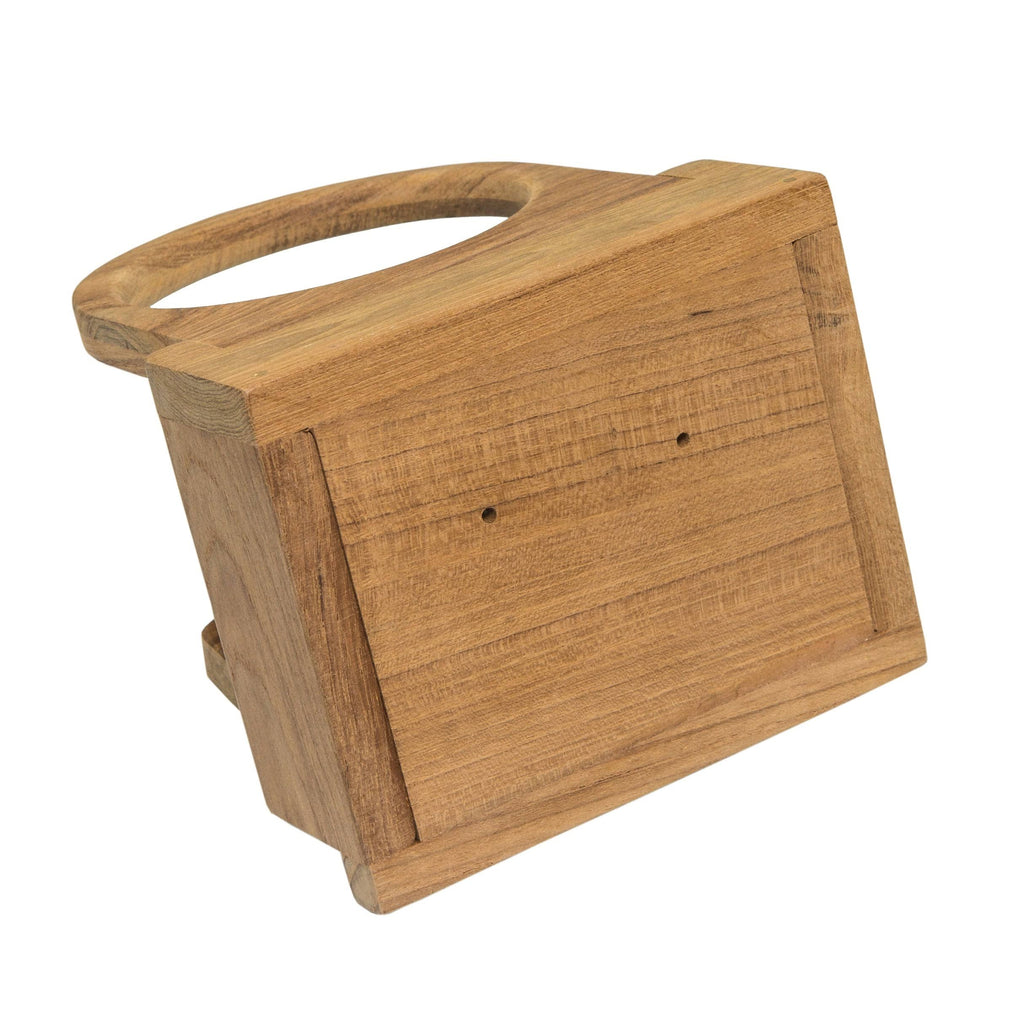 Teak Folding Insulated Drink Holder K641