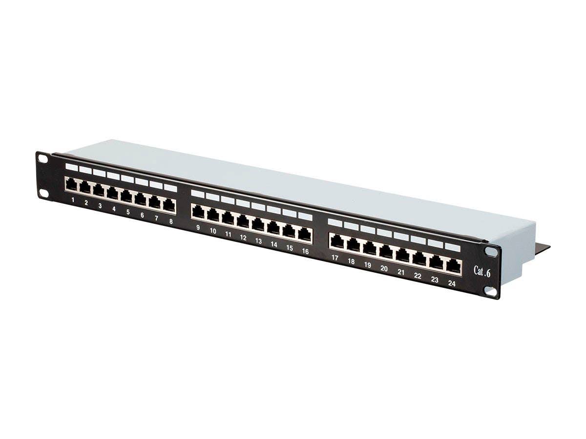 24-Port Cat6 FTP 19-inch 1U Patch Panel T311612