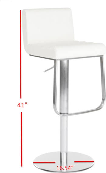 Black Gas Lift Swivel Bar Stool M163867