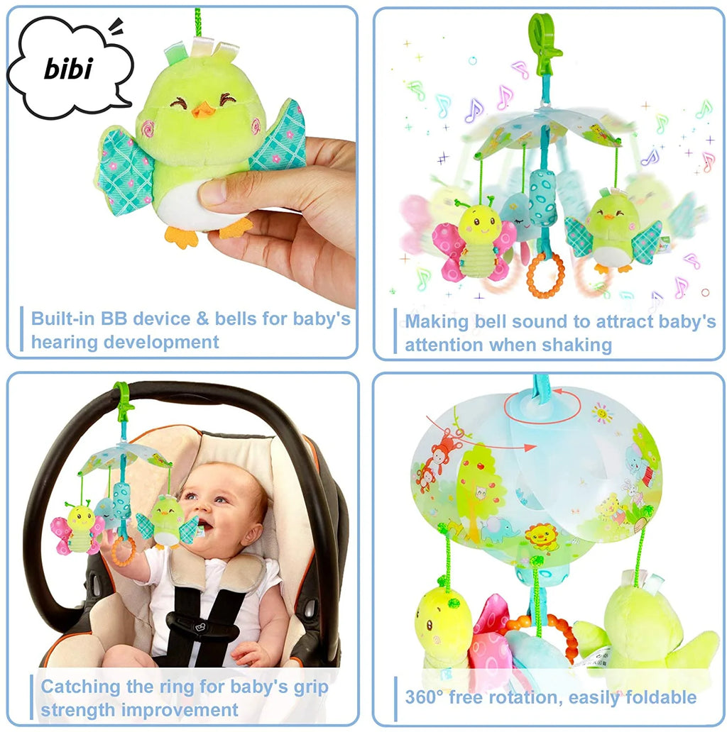 Clip-On Car Seat Toys And Baby Stroller Toys Y2871