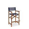 Blue Natural Outdoor Barstool with Arms N14766