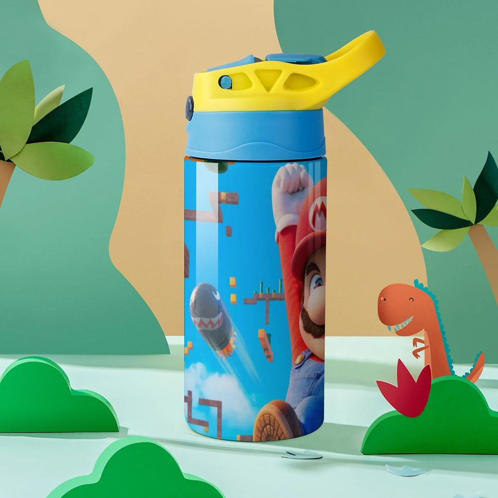 Insulated Stainless Steel Water Bottle with Straw U434192