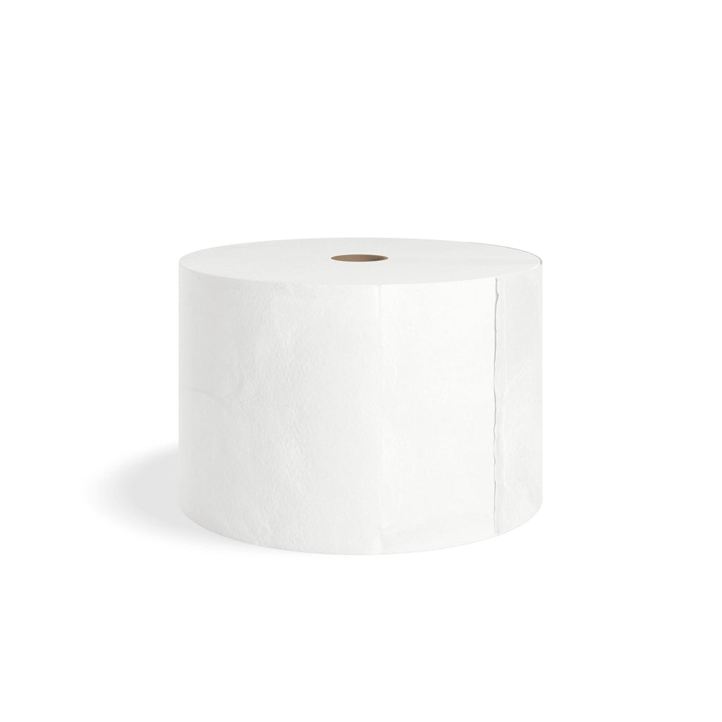White Two-Ply Bath Tissue, 18 Rolls/Cart F318034