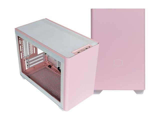 Mini-ITX Flamingo Pink Computer Case Y74959
