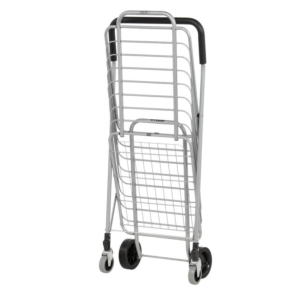 Grey Aluminum Shopping Cart C539545