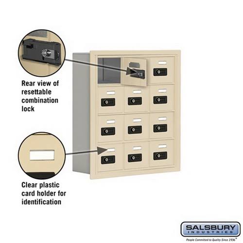 4 Door Cell Phone Storage Locker M2411