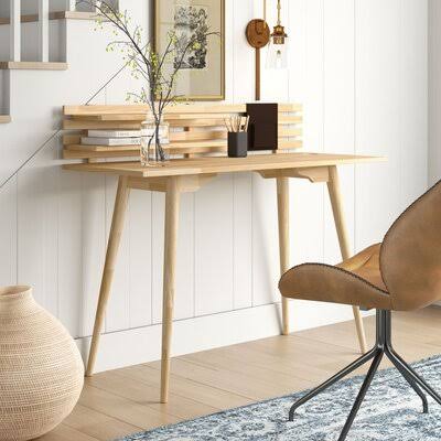 Solid Wood Desk Natural J161695