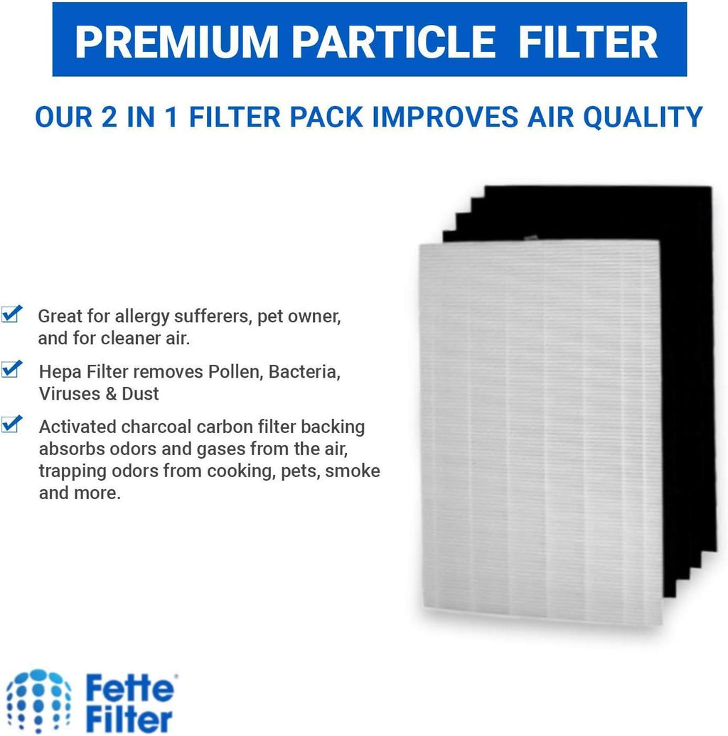 HEPA Filter Compatible with AeraMax 290 AeraMax 300 DX95 Air Purifiers Q498