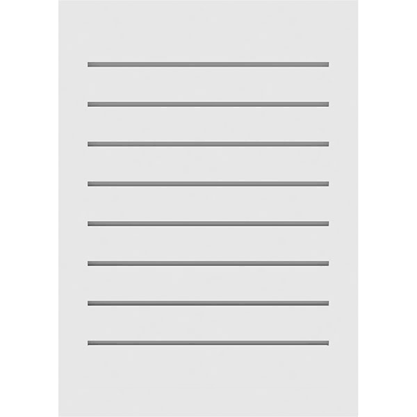PVC Gable Vent C125833