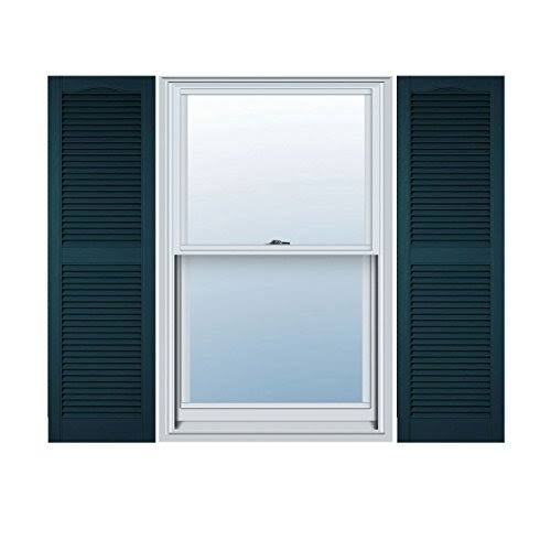 Vinyl Open Louver Shutters with Installation Shutt J8595