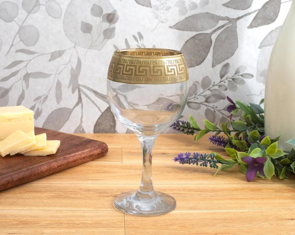 Wine Goblet Glasses 6 Pieces N194