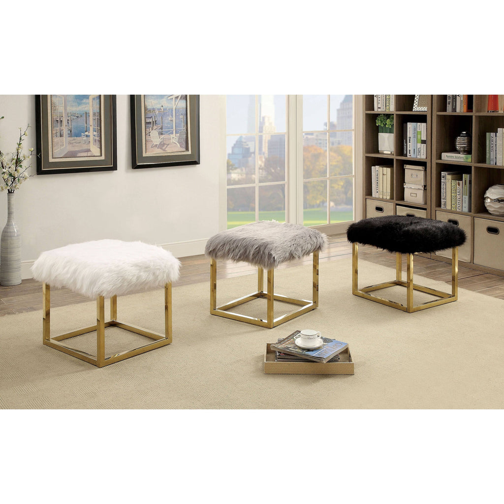 White Metal Bench T4003