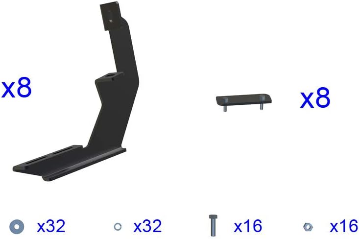 Blow Molding Boards Compatible with Chevy Silverado GMC Sierra 1500 2019-2021 Crew Cab I751093