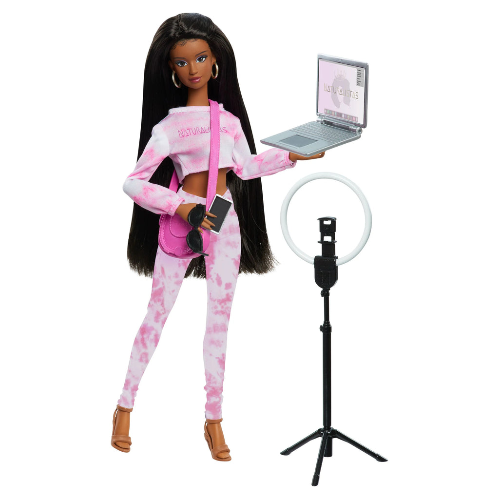 11.5-inch Fashion Doll with 4B Textured Hair, Medium Brown Skin Tone T3735