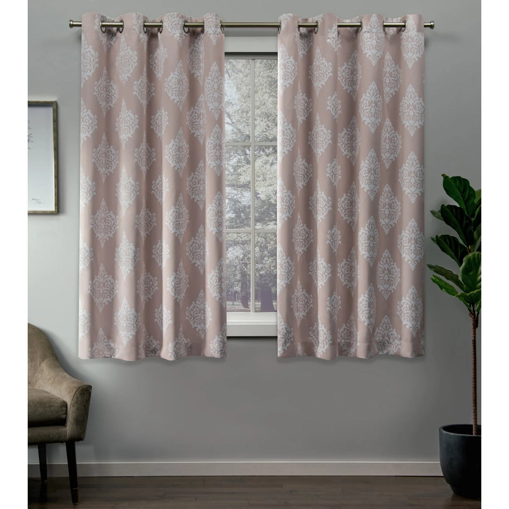 Blackout Grommet Curtain Panel Pair V76186