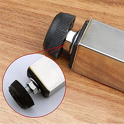 Stainless Steel Telescopic Adjustable Table Legs (80cm, Silver) D932